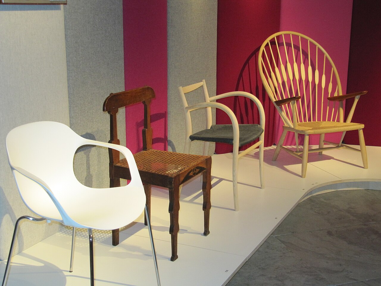 Danish modern chairs at Design Museum Copenhagen
