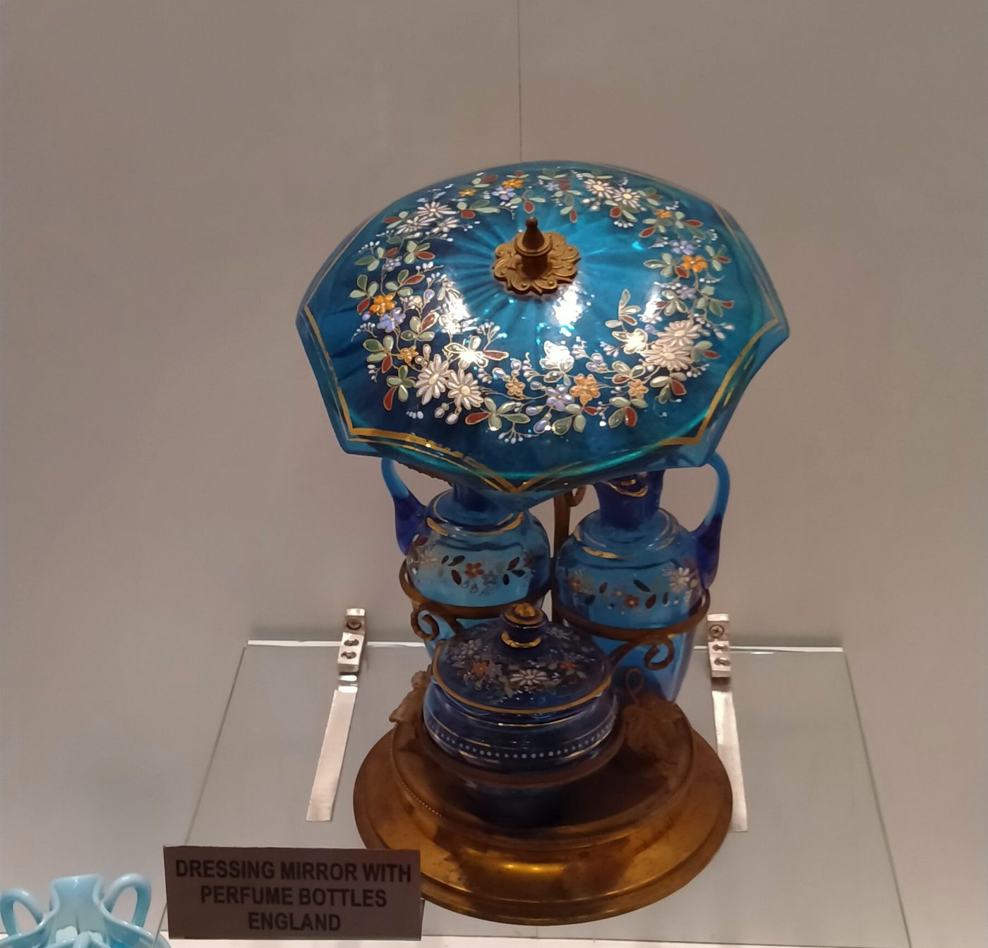 A collection of perfume bottles