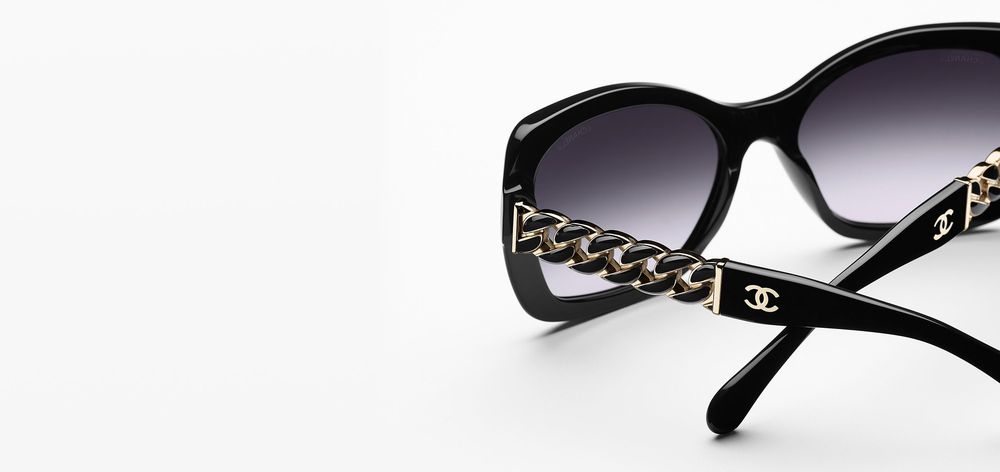 Chanel sunglasses and accessories with CC detailing
