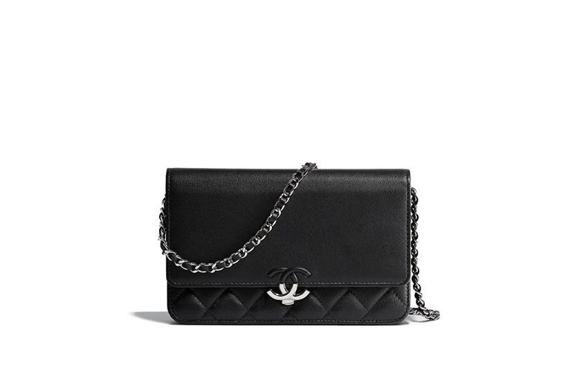 Chanel Wallet on Chain in quilted leather with CC clasp