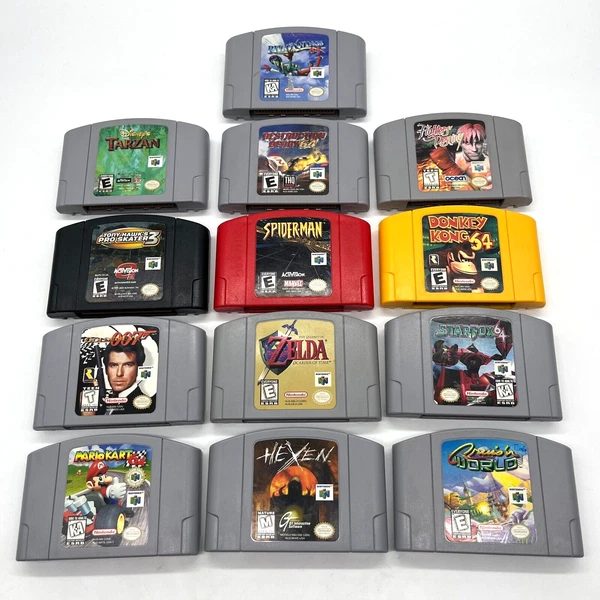 Nintendo 64 game cartridges — sell your N64 games in Boston at LBC Pawn