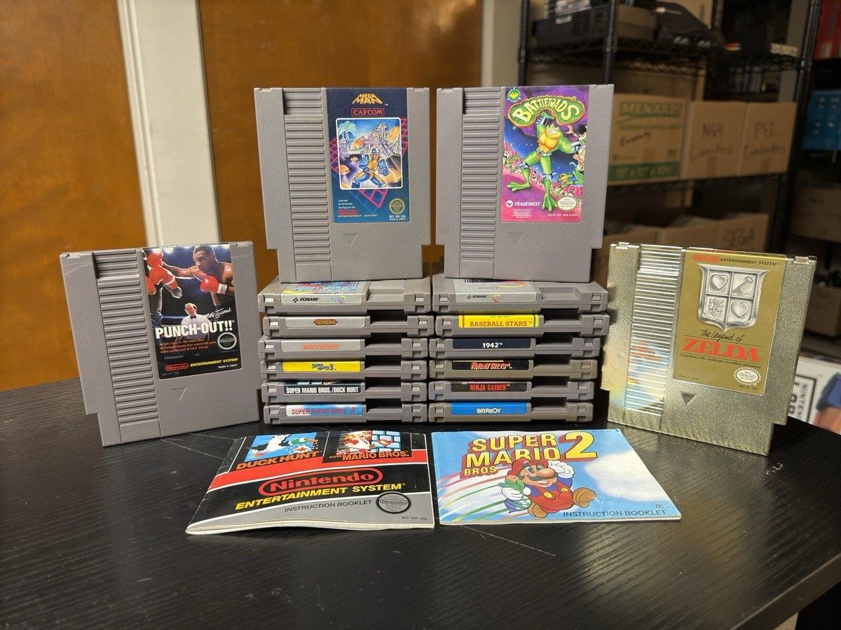 Original Nintendo NES game cartridges — sell your NES games in Boston at LBC Pawn