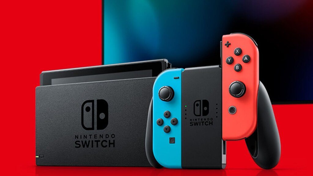 Nintendo Switch console with Joy-Con controllers — sell your Nintendo Switch in Boston at LBC Pawn
