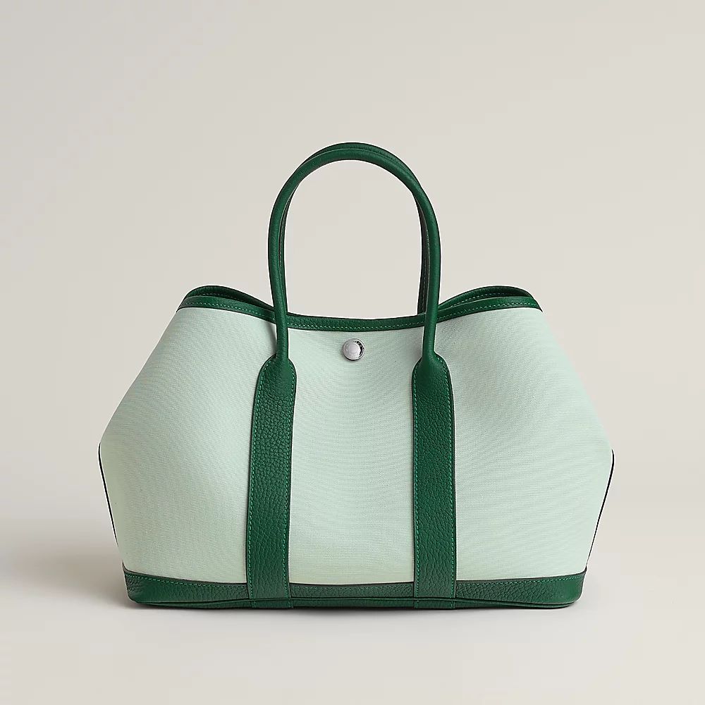 Hermès Garden Party tote bag in canvas and leather
