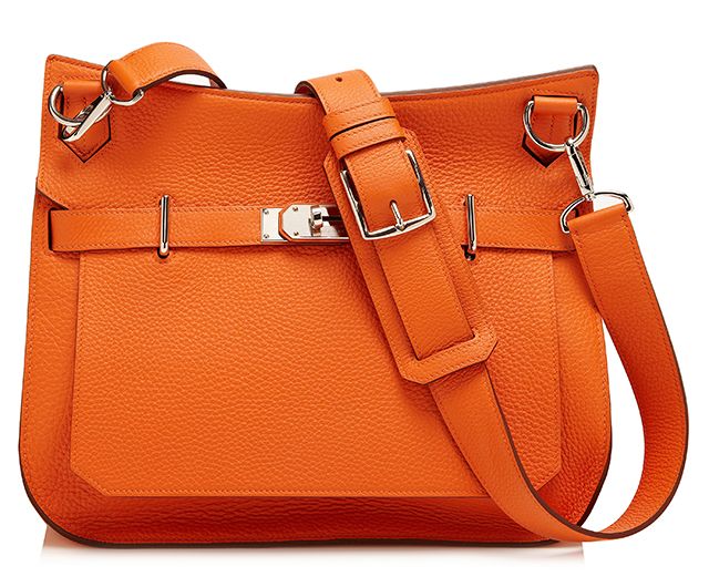 Hermès Jypsière bag with Kelly-style straps and crossbody strap