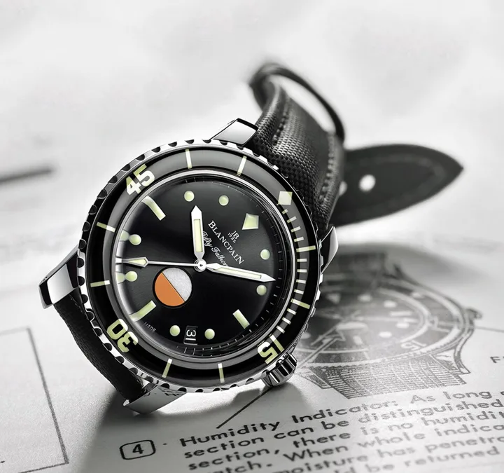 Blancpain Fifty Fathoms dive watch — we buy Blancpain watches in Boston