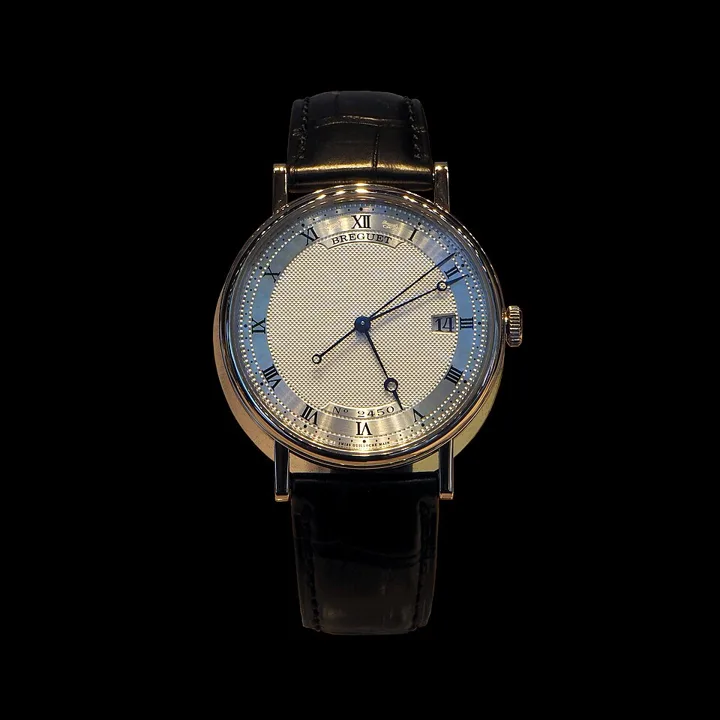 Breguet Classique with hand-guilloché dial — we buy Breguet watches in Boston