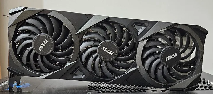 MSI GeForce RTX graphics card with triple fans — we buy graphics cards, GPUs and CPUs for cash in Boston