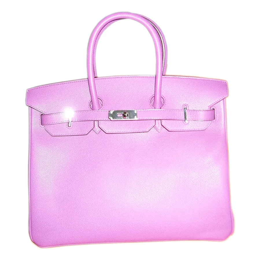 Hermès Birkin bag in pink leather with palladium hardware — we buy Hermès in Boston
