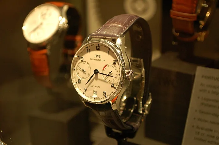 IWC Portugieser Automatic with seven-day power reserve — we buy IWC watches in Boston