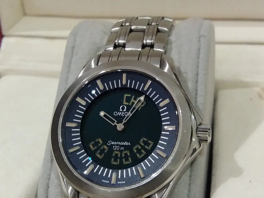 Watches bought in Boston — an Omega Seamaster in its box
