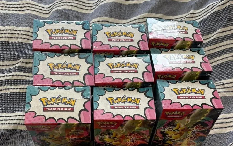 Pokemon cards bought in Boston — sealed Pokemon Trading Card Game booster boxes at LBC Pawn