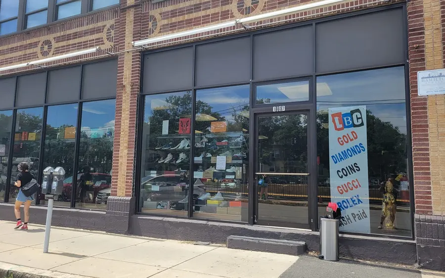 Boston pawn shop — the LBC Pawn Cash 4 Gold storefront on Commonwealth Avenue