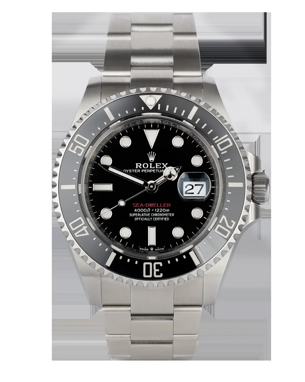 Rolex Sea-Dweller 126600 with red Sea-Dweller text — we buy Sea-Dwellers in Boston